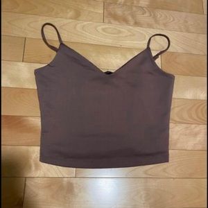 purple tank top